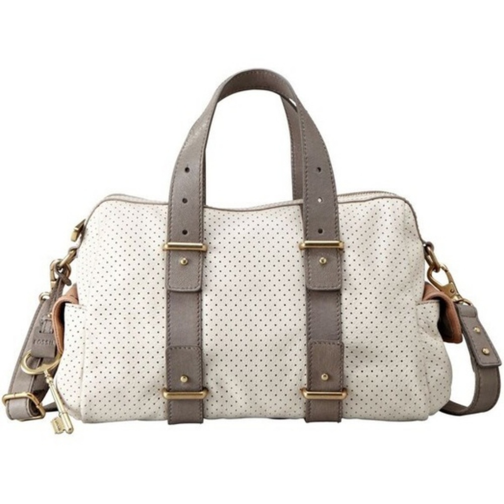 Fossil Maddox Leather Satchel